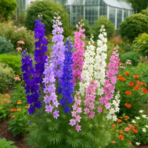 Delphinium flower